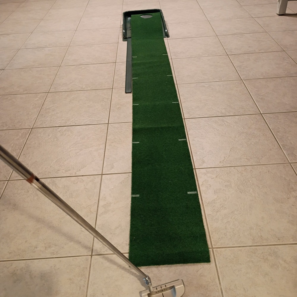 Club Champ Automatic Putting System 7ft Golf Training Aid Gravity Ball Return